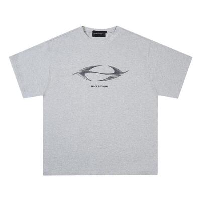 lil monster 夏季纯棉短袖T恤男款上衣简约宽松印花logo潮流百搭