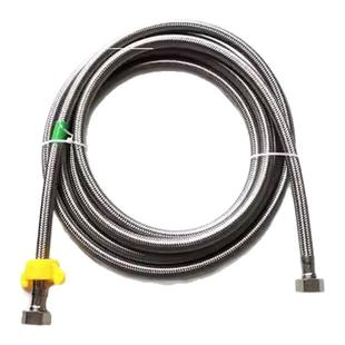 超长304不锈钢金属编织冷热4分进水软管水管马桶热水器高压连接管