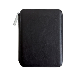 高级商务活页笔记本本子拉链包多功能记事本工作手账本会议记录本