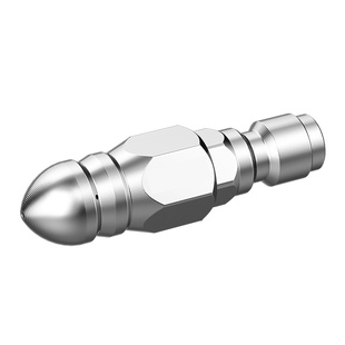 水老鼠高压喷嘴头疏通下水管道专用前一后六1/4快插旋转清洗家用