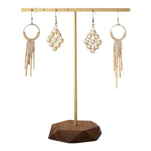 首饰展示架胡桃木耳环架子手镯手链架人形项链架饰品陈列拍摄道具