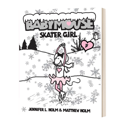 老鼠宝宝系列7 溜冰女孩 英文原版 Babymouse #7 Skater Girl 漫画小说 英文版 进口英语原版书籍儿童外文书