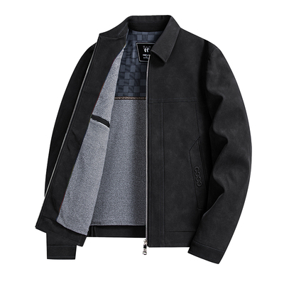 啄木鸟集团官方男士皮衣外套2025