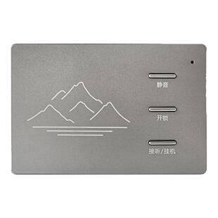 免提门禁话机楼宇对讲系统非可视对讲两线兼门铃室内分机开锁智能