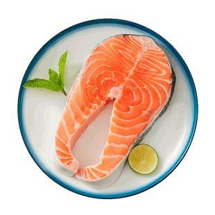 美威海鲜轮切三文鱼排新鲜整段拼盘寿司婴儿宝宝辅食中段鱼柳