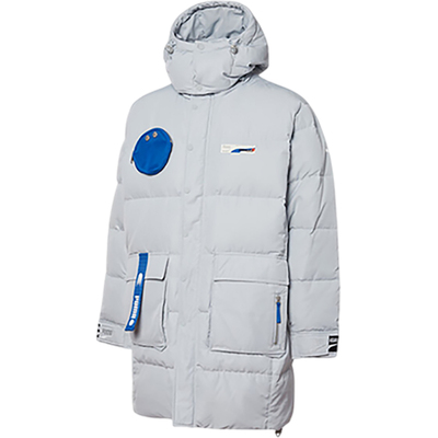 Puma/彪马正品2025男士运动中长款保暖连帽户外羽绒服532588-71
