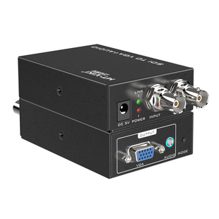 迈拓维矩MT-SV12 广电广播级数字高清信号HD/3G-SDI转VGA转换器带音频摄像机导播台安防监控显示器转接头