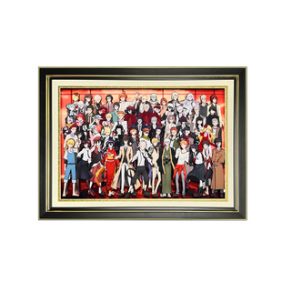 文豪野犬全家福太宰治中原中也3D立体周边装饰挂画手工动漫礼物