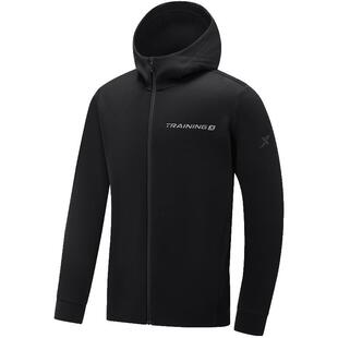 特步塑型科技连帽外套男2026秋冬新款训练跑步上衣976129940075