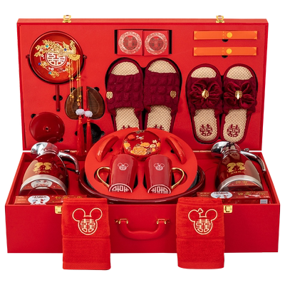 唐呈结婚陪嫁套装娘家聚宝盆结婚