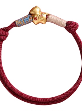 2026马年本命年马上有钱红手绳