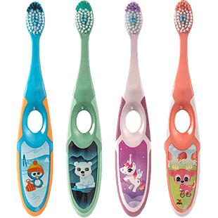 挪威jordan进口婴幼儿童宝宝乳牙清洁软毛护齿牙刷3-5岁-2段