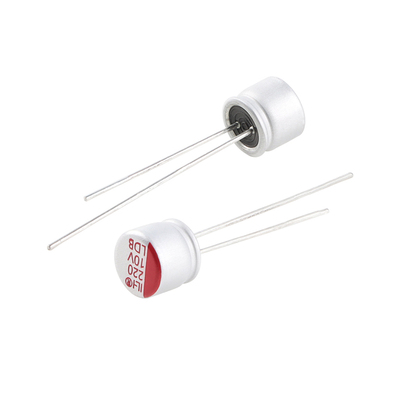 直插固态电解电容220uF10V