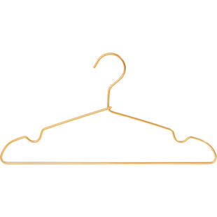 太空铝合金衣架金色实心无痕防滑金属收纳晾衣撑服装店家用挂衣架