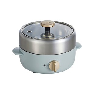 BRUNO小电煮锅电火锅多功能烤肉蒸锅304不锈钢一人食企鹅锅烹饪机