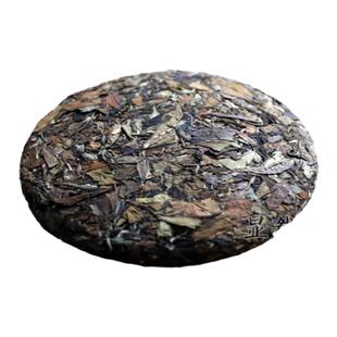 显然堂 福鼎白茶 2017年慢藏寿眉饼300克 陈香陈年老茶饼