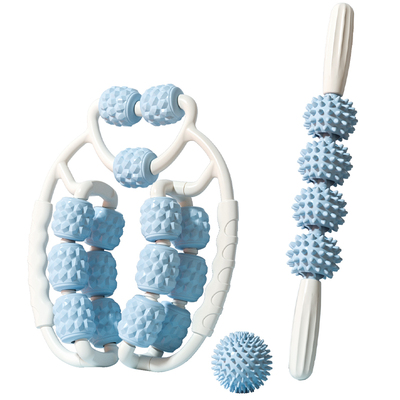 腿部按摩器环形夹腿滚轮