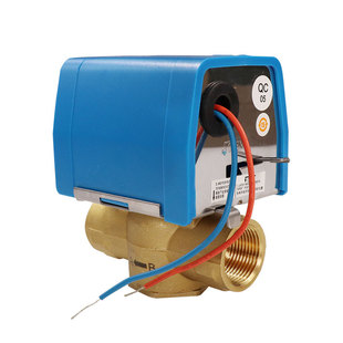 江森电动两通阀VLC2200GC-C二通/三通风机盘管弹簧复位电磁阀水阀