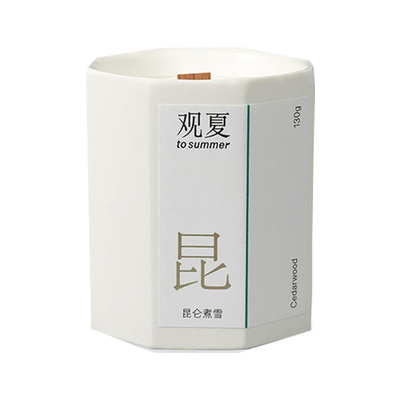 观夏香薰蜡烛试香小样 昆仑煮雪颐和金桂松美术馆踏云蔷薇茉莉