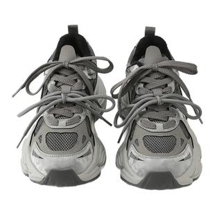 millies妙丽女鞋厚底老爹鞋子冬季新款加绒棉鞋休闲鞋春季显脚小