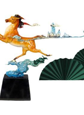 平步青云客厅书房办公室玄关摆件