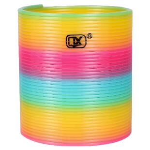 魔力彩虹圈玩具大号儿童益智弹力大人专业表演拉环平衡七彩弹簧圈