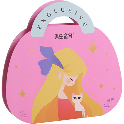 美乐童年芭莎公主化妆包粘贴画