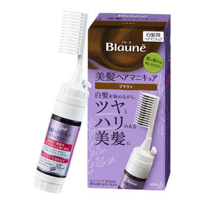 花王孕妇可用纯植物遮白染发膏