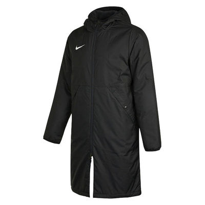 NIKE耐克男子足球运动训练休闲长款连帽棉服外套CW6767-010