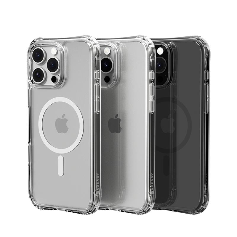 适用苹果iphone16磁吸手机壳16promax军规防摔纯透明16plus保护套全包轻薄无线充电Atoms男女mageasy