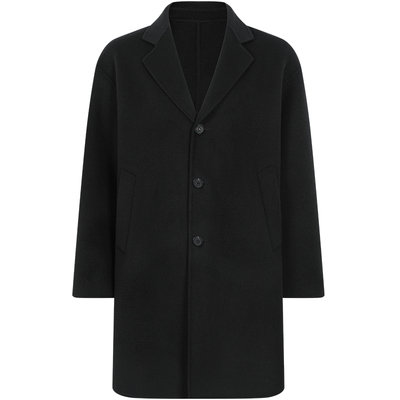 LEZORA双面山羊绒中长款毛呢大衣