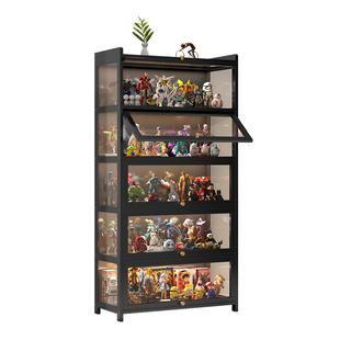 手办展示柜家用防尘亚克力透明模型玩具盲盒积木收纳陈列柜摆件架