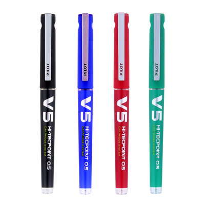 百乐v5可换墨囊中性笔