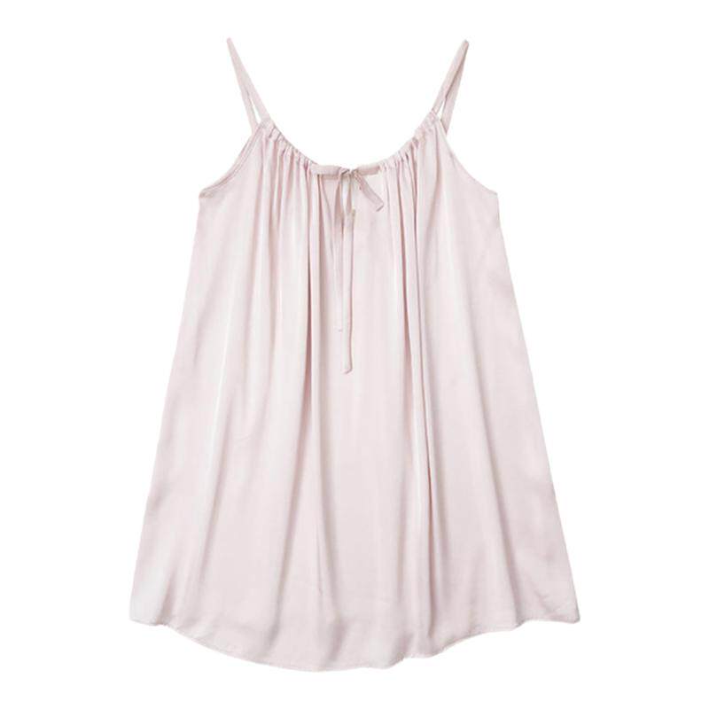 桑蚕丝吊带性感家居服睡裙