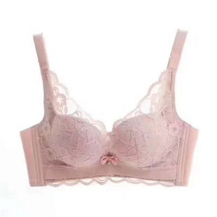 古蒂花文胸中厚36模杯亲亲棉2713聚拢上托性感蕾丝内衣舒适无钢圈