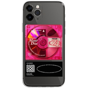 MD碟片原创手机壳适用于苹果15ProMax镭射软华为Mate60光碟Reno6小米13