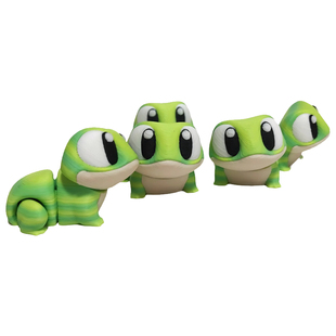 3d打印守宫青蛙玩具模型大眼呆萌网红可爱萌物小动物挂件玩偶挂机