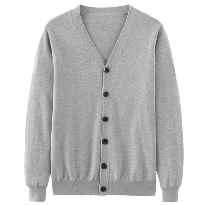 V领针织衫春秋季薄款外穿毛线