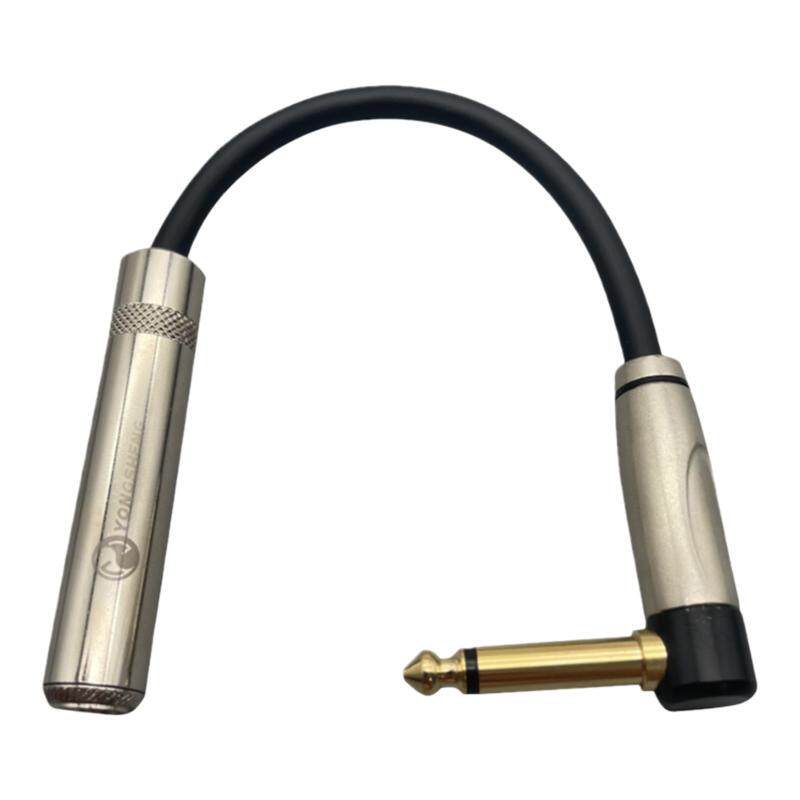 6.5mm大二芯公转母无线麦克风话筒延长线6.35mm公对母吉他延长线