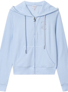 JuicyCouture橘滋丝绒短外套