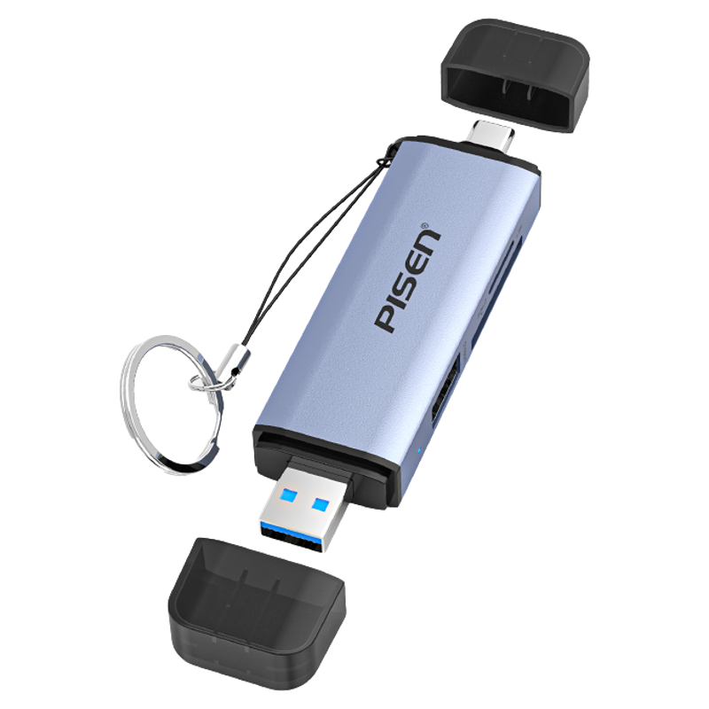 品胜USB3.2/Type-C高速读卡器