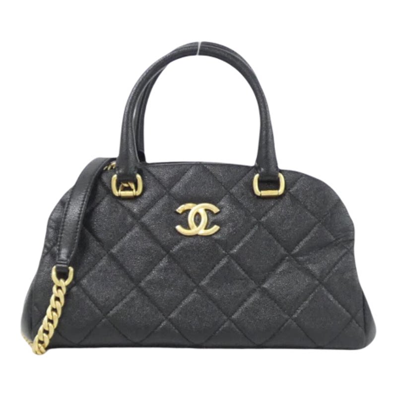 中古CHANEL香奈儿双C斜挎女包