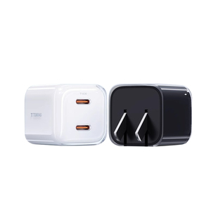 图拉斯充电器67W小冰块适用苹果17双孔iPhone16ProMax快充头45氮化镓15华为双PD手机iPad电脑typec多口通用瓦