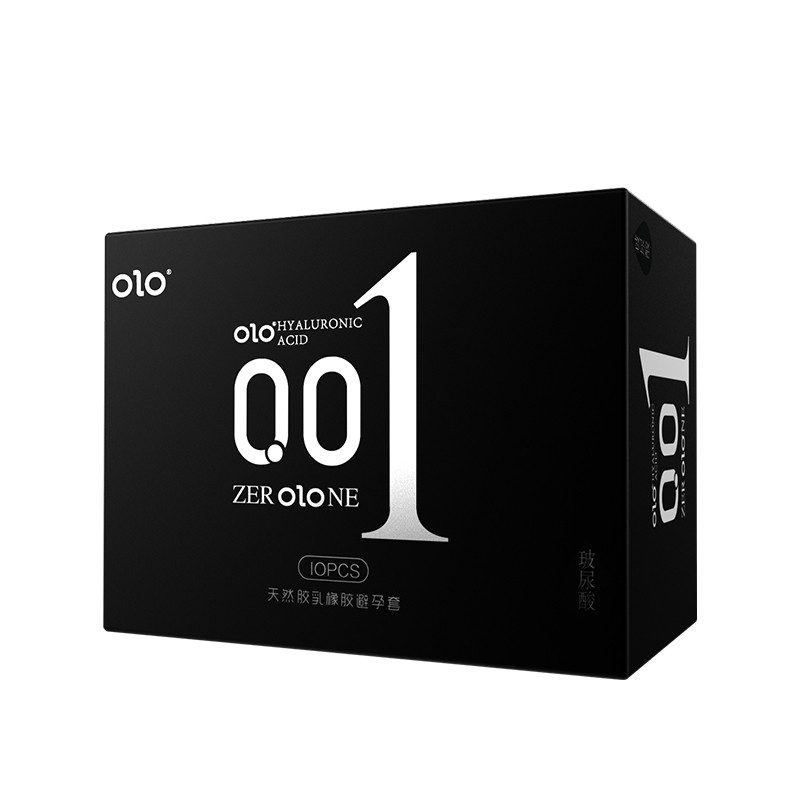 OLO避孕套超薄001正品旗舰店安全套男用玻尿酸刺激阴蒂情趣变态tt
