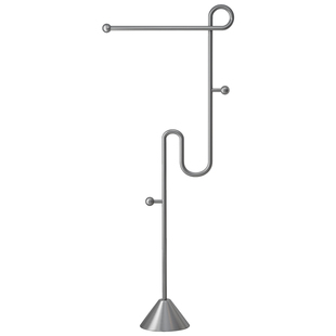 不锈钢立式衣帽架不占地落地挂衣架卧室客厅办公室玄关放衣服神器