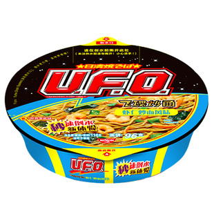 日清UFO飞碟炒面干拌面5口味方便面夜宵组合整箱12碗混搭装快餐