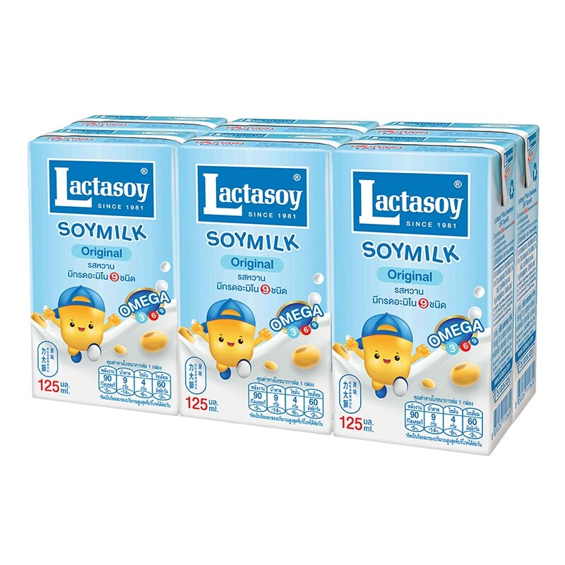 泰国进口网红125ml制品原味豆奶