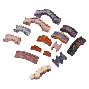 江南小桥园林设计拱桥模型沙盘模型材料多肉微景观摆件造景拱桥