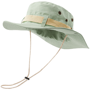 户外登山防晒太阳帽大檐钓鱼帽订制奔尼帽渔夫帽定制logo印字刺绣