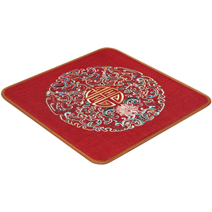 新中式红木椅子坐垫实木餐椅凳子垫子茶椅垫座椅座垫夏季薄款定制